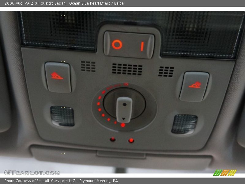 Ocean Blue Pearl Effect / Beige 2006 Audi A4 2.0T quattro Sedan