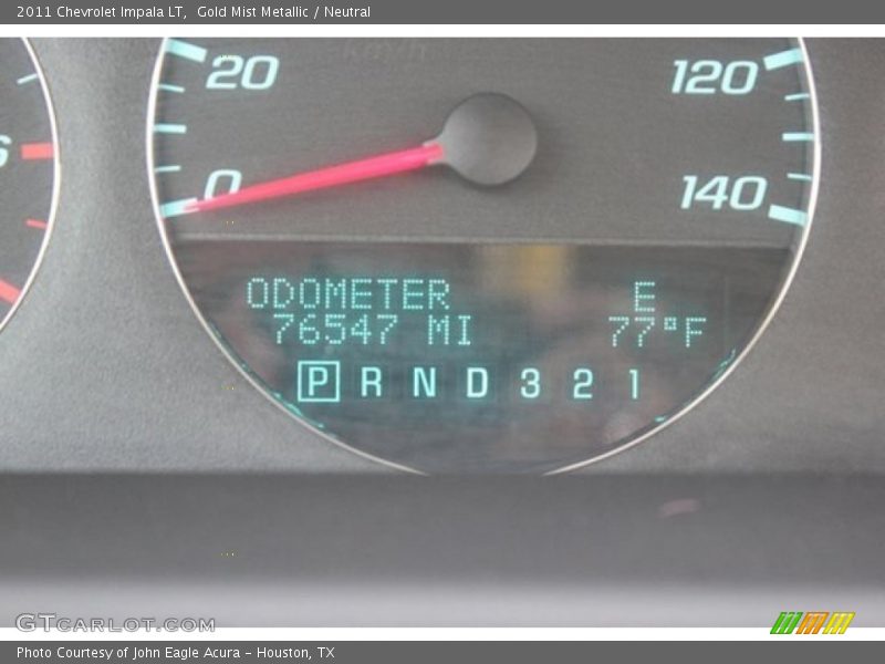 Gold Mist Metallic / Neutral 2011 Chevrolet Impala LT