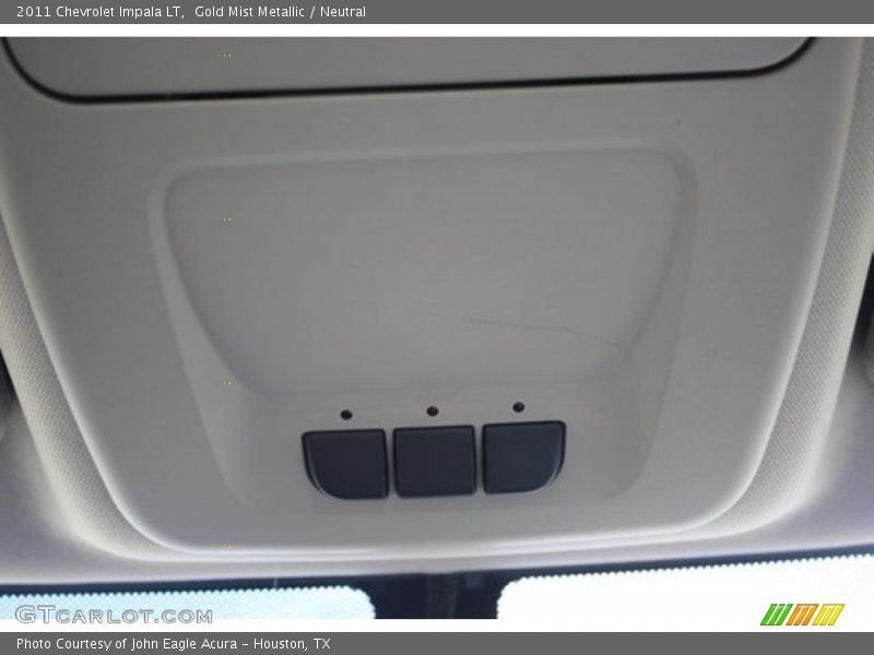 Gold Mist Metallic / Neutral 2011 Chevrolet Impala LT