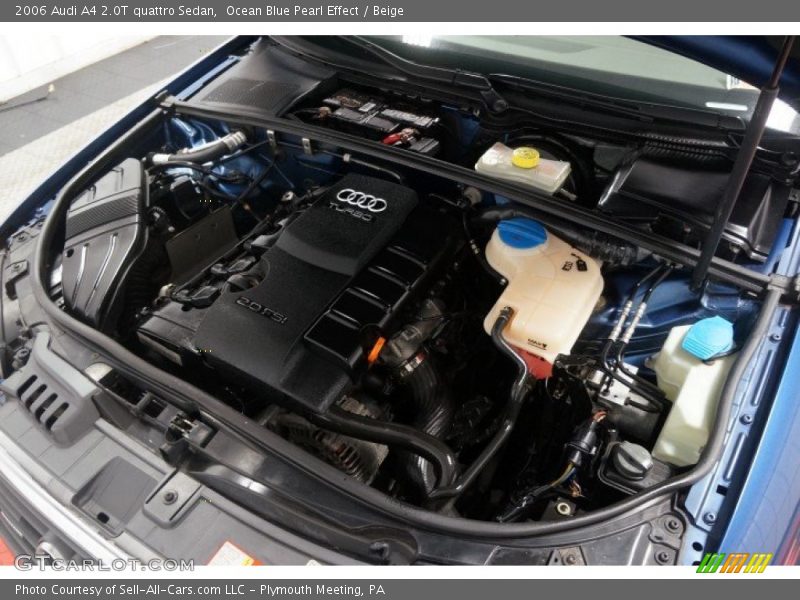 Ocean Blue Pearl Effect / Beige 2006 Audi A4 2.0T quattro Sedan