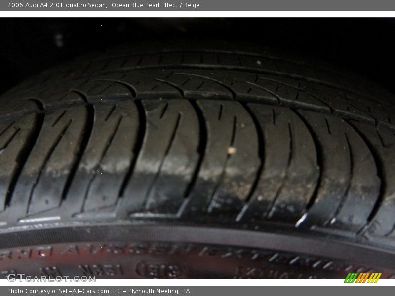 Ocean Blue Pearl Effect / Beige 2006 Audi A4 2.0T quattro Sedan