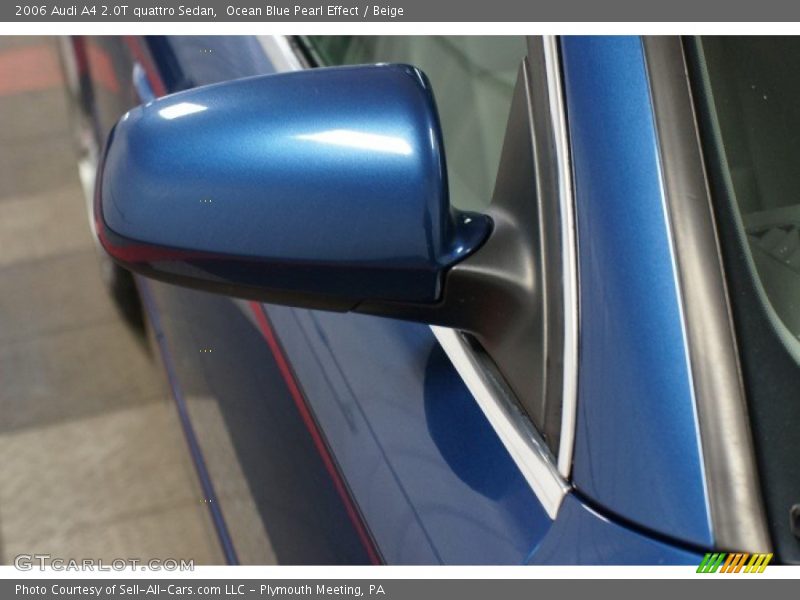 Ocean Blue Pearl Effect / Beige 2006 Audi A4 2.0T quattro Sedan