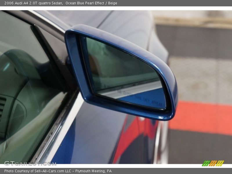 Ocean Blue Pearl Effect / Beige 2006 Audi A4 2.0T quattro Sedan