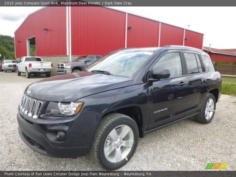 Maximum Steel Metallic / Dark Slate Gray 2016 Jeep Compass Sport 4x4