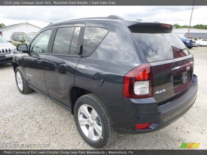 Maximum Steel Metallic / Dark Slate Gray 2016 Jeep Compass Sport 4x4