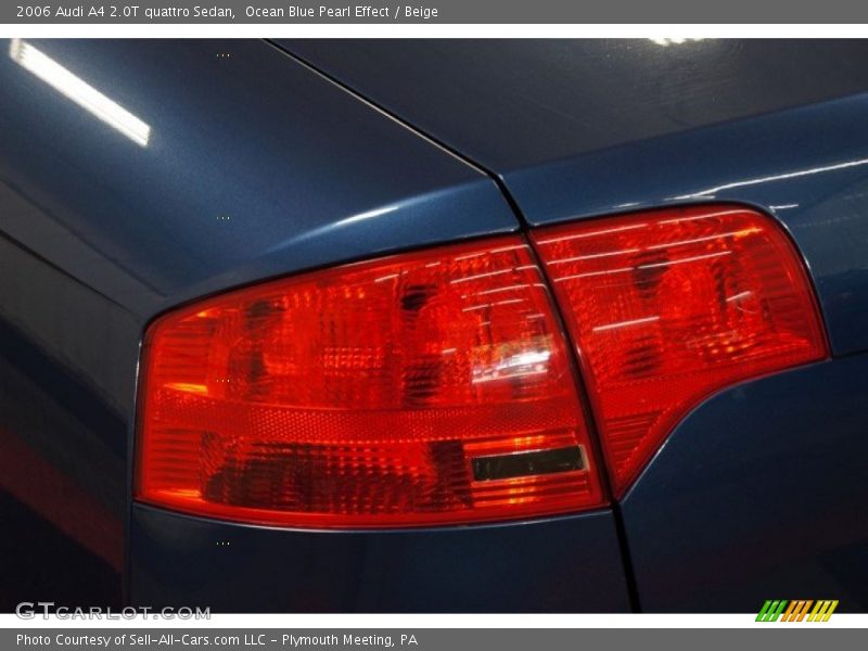 Ocean Blue Pearl Effect / Beige 2006 Audi A4 2.0T quattro Sedan
