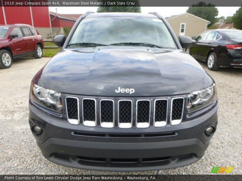 Maximum Steel Metallic / Dark Slate Gray 2016 Jeep Compass Sport 4x4