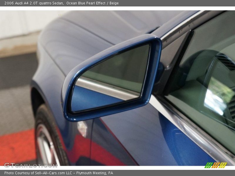 Ocean Blue Pearl Effect / Beige 2006 Audi A4 2.0T quattro Sedan