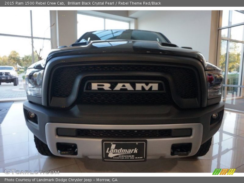 Brilliant Black Crystal Pearl / Rebel Theme Red/Black 2015 Ram 1500 Rebel Crew Cab
