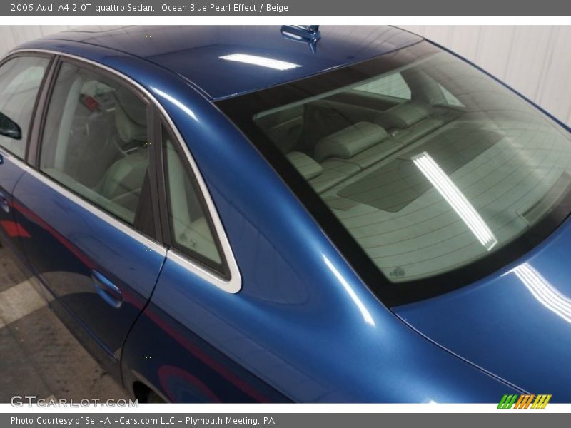 Ocean Blue Pearl Effect / Beige 2006 Audi A4 2.0T quattro Sedan
