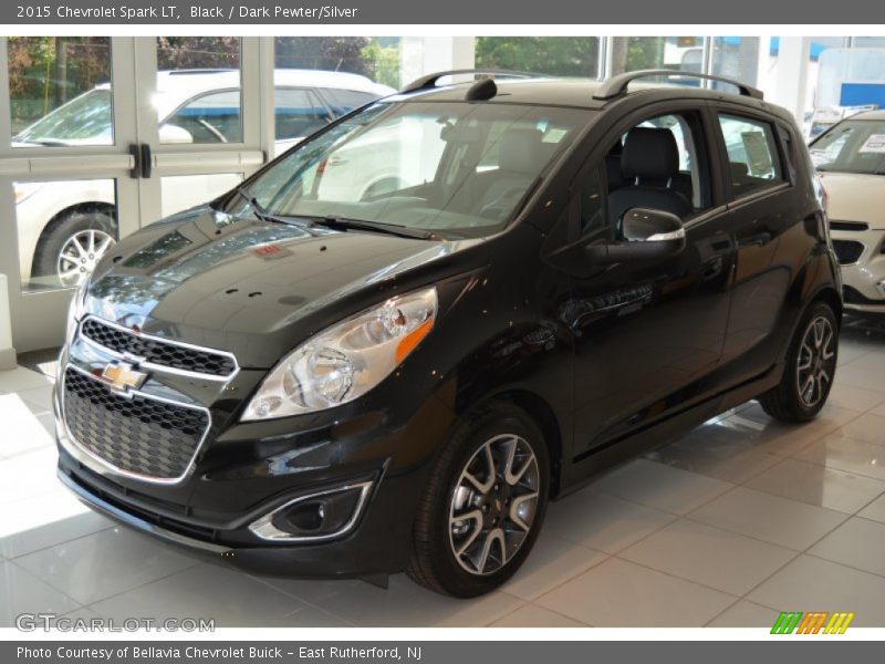 Black / Dark Pewter/Silver 2015 Chevrolet Spark LT