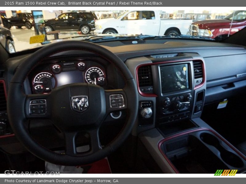 Dashboard of 2015 1500 Rebel Crew Cab