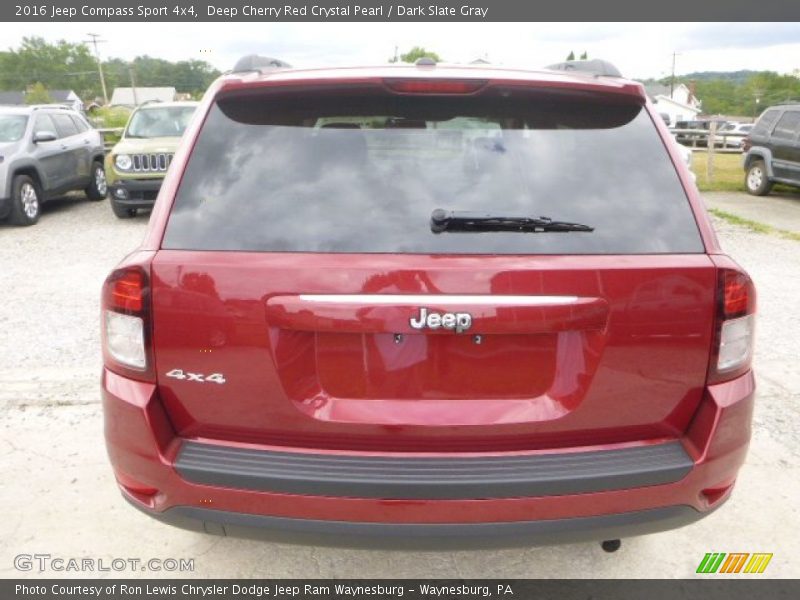 Deep Cherry Red Crystal Pearl / Dark Slate Gray 2016 Jeep Compass Sport 4x4