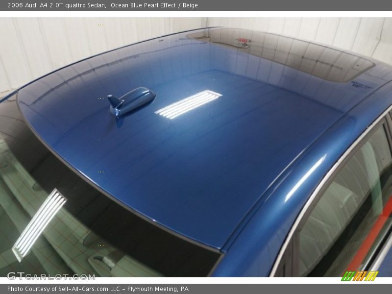 Ocean Blue Pearl Effect / Beige 2006 Audi A4 2.0T quattro Sedan