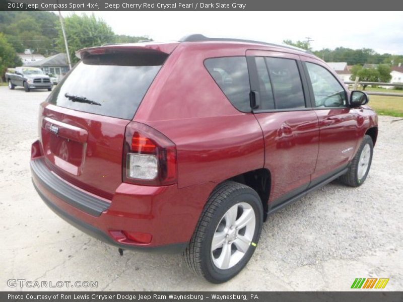 Deep Cherry Red Crystal Pearl / Dark Slate Gray 2016 Jeep Compass Sport 4x4