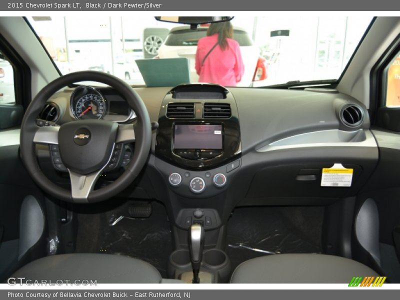 Black / Dark Pewter/Silver 2015 Chevrolet Spark LT