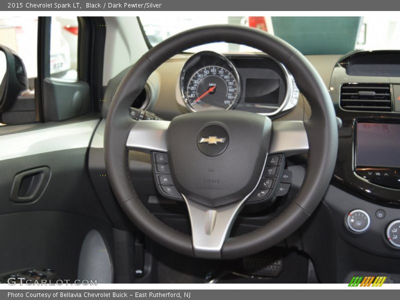 Black / Dark Pewter/Silver 2015 Chevrolet Spark LT
