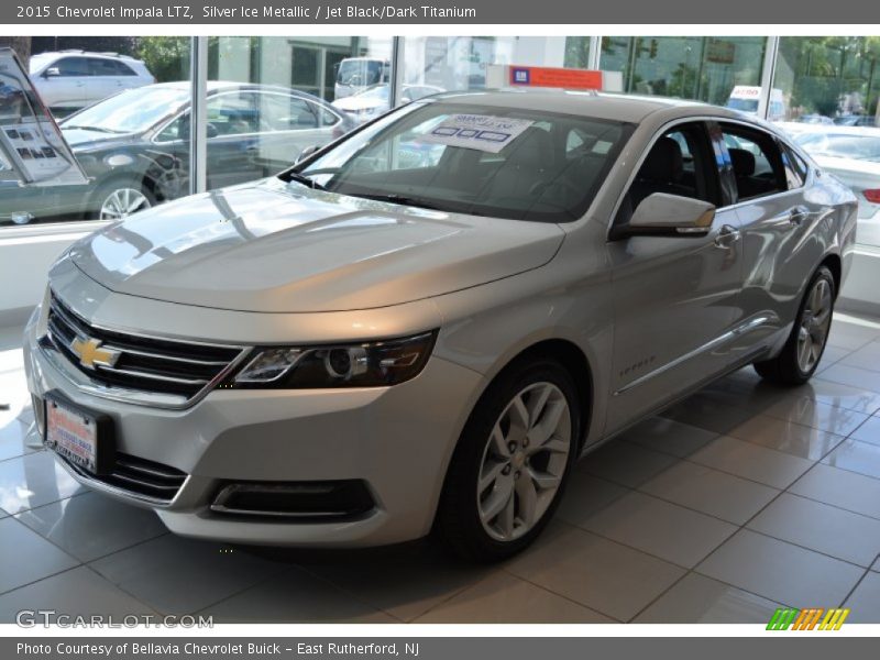 Silver Ice Metallic / Jet Black/Dark Titanium 2015 Chevrolet Impala LTZ
