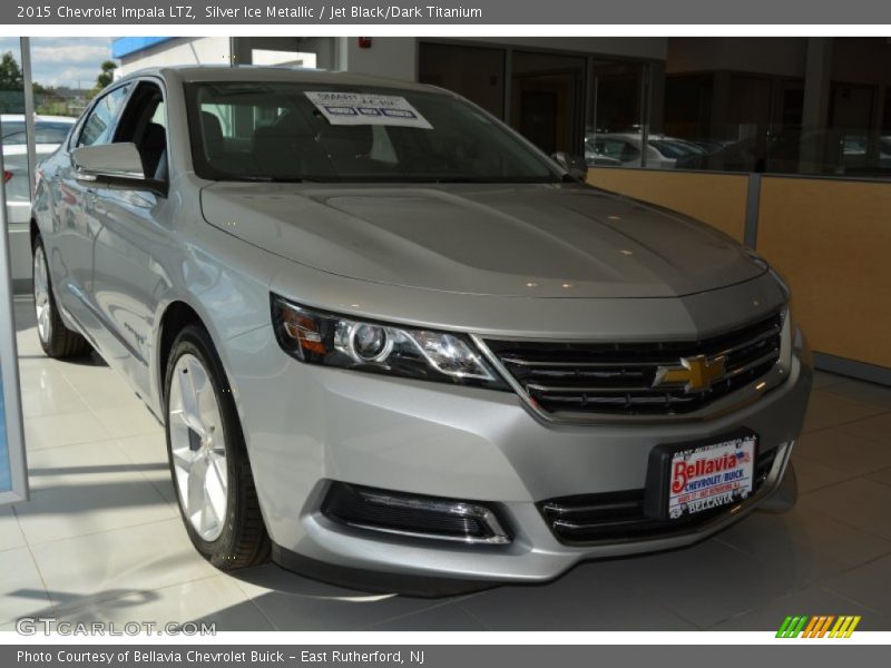 Silver Ice Metallic / Jet Black/Dark Titanium 2015 Chevrolet Impala LTZ