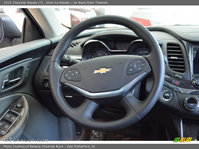 Silver Ice Metallic / Jet Black/Dark Titanium 2015 Chevrolet Impala LTZ