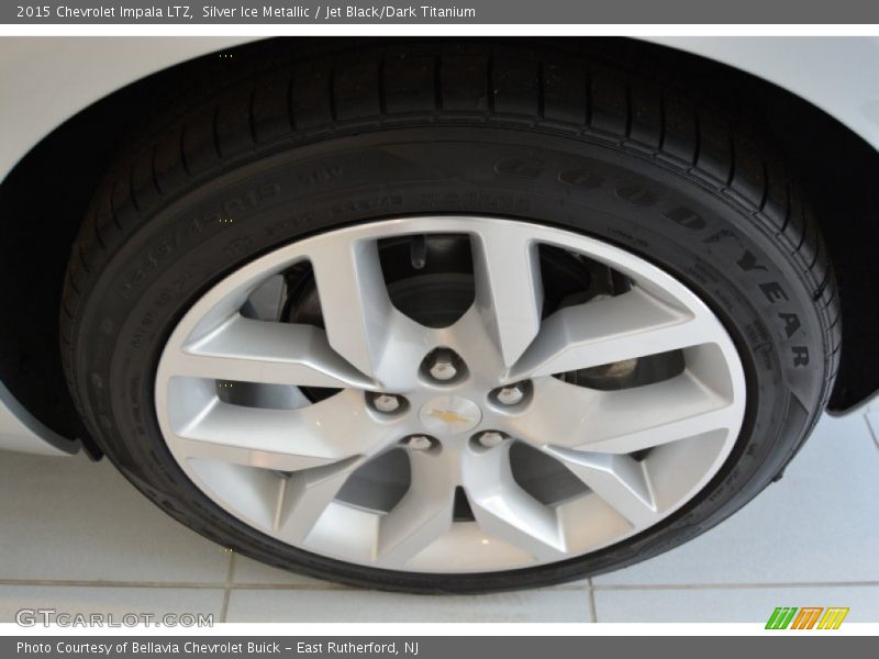 Silver Ice Metallic / Jet Black/Dark Titanium 2015 Chevrolet Impala LTZ