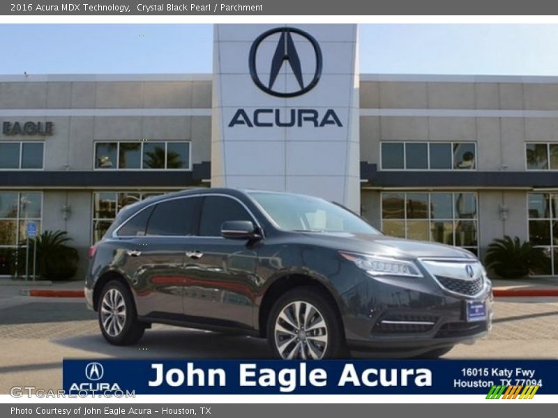 Crystal Black Pearl / Parchment 2016 Acura MDX Technology