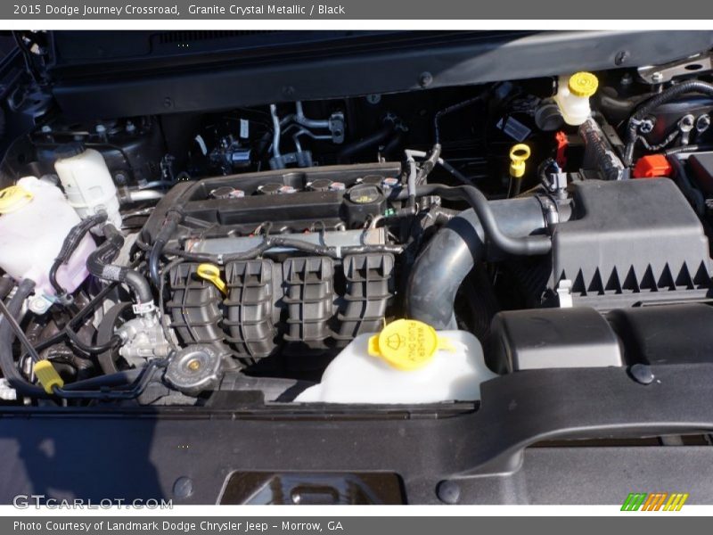 Granite Crystal Metallic / Black 2015 Dodge Journey Crossroad