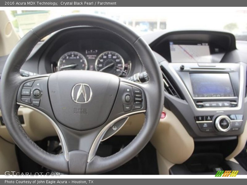Crystal Black Pearl / Parchment 2016 Acura MDX Technology