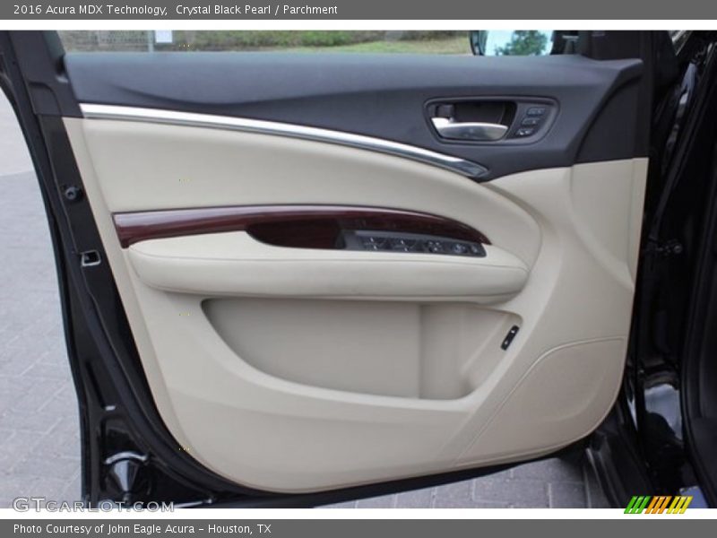 Crystal Black Pearl / Parchment 2016 Acura MDX Technology