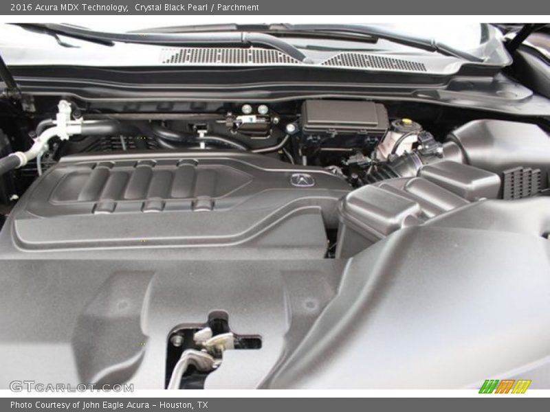 Crystal Black Pearl / Parchment 2016 Acura MDX Technology