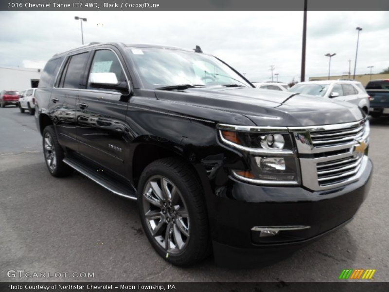 Black / Cocoa/Dune 2016 Chevrolet Tahoe LTZ 4WD