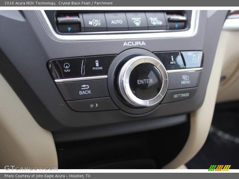 Crystal Black Pearl / Parchment 2016 Acura MDX Technology