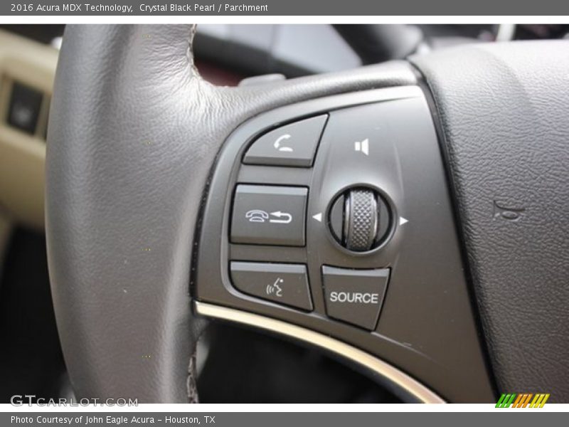 Crystal Black Pearl / Parchment 2016 Acura MDX Technology