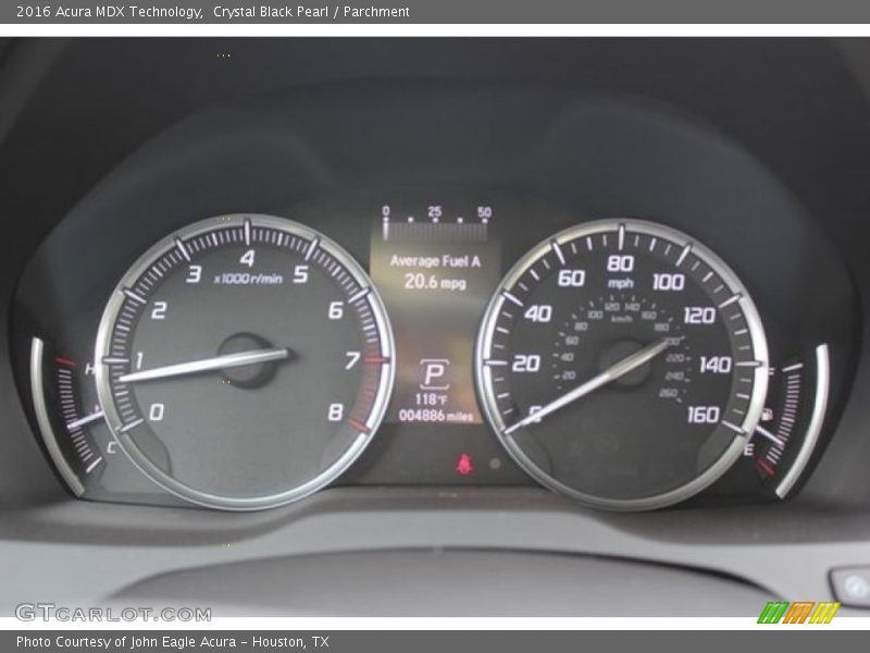 Crystal Black Pearl / Parchment 2016 Acura MDX Technology