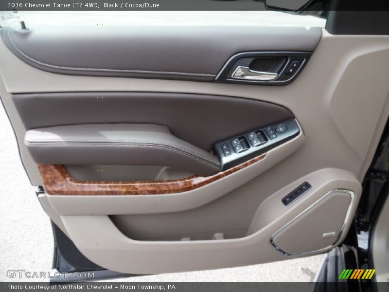 Black / Cocoa/Dune 2016 Chevrolet Tahoe LTZ 4WD