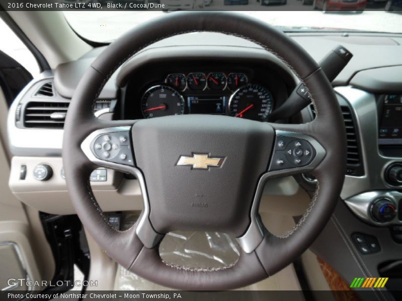 Black / Cocoa/Dune 2016 Chevrolet Tahoe LTZ 4WD