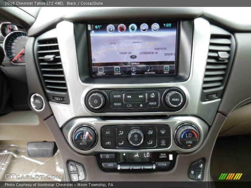Black / Cocoa/Dune 2016 Chevrolet Tahoe LTZ 4WD