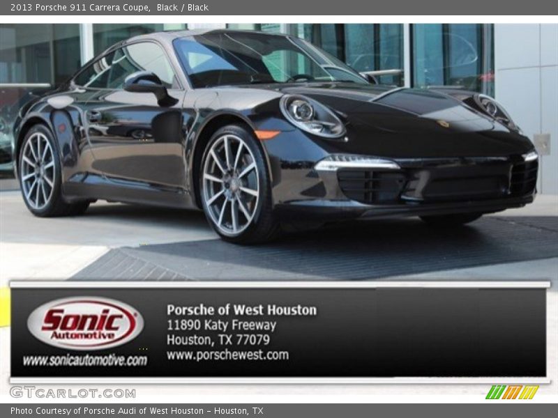 Black / Black 2013 Porsche 911 Carrera Coupe