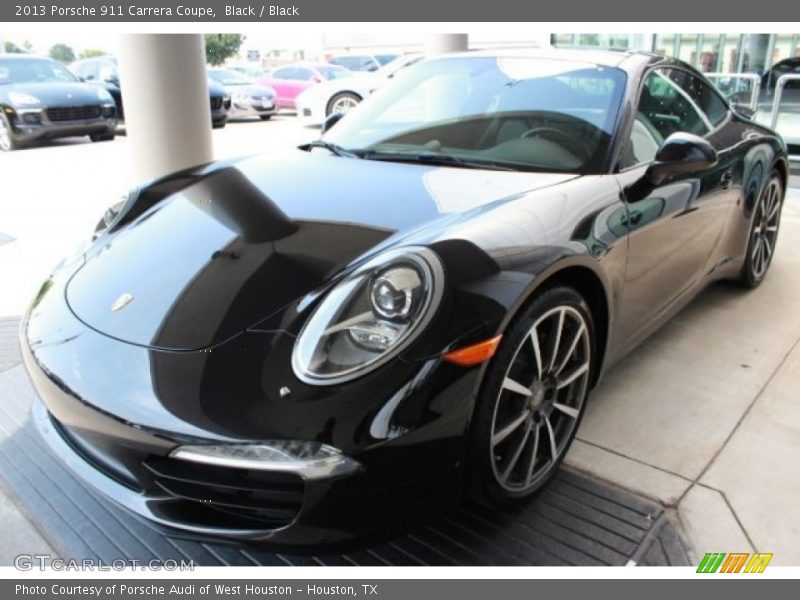 Black / Black 2013 Porsche 911 Carrera Coupe