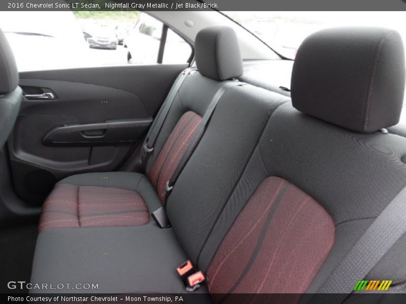 Nightfall Gray Metallic / Jet Black/Brick 2016 Chevrolet Sonic LT Sedan