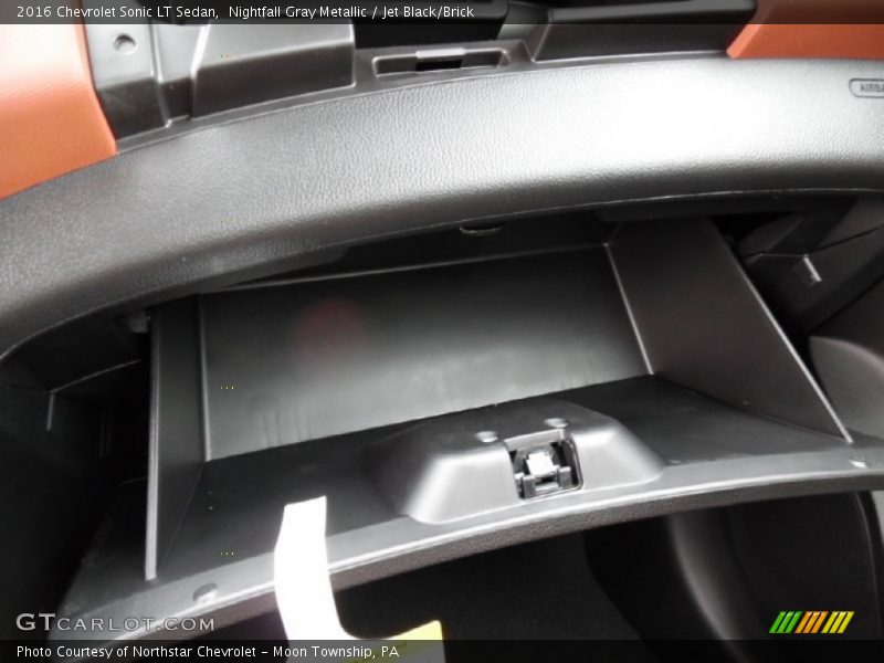 Nightfall Gray Metallic / Jet Black/Brick 2016 Chevrolet Sonic LT Sedan