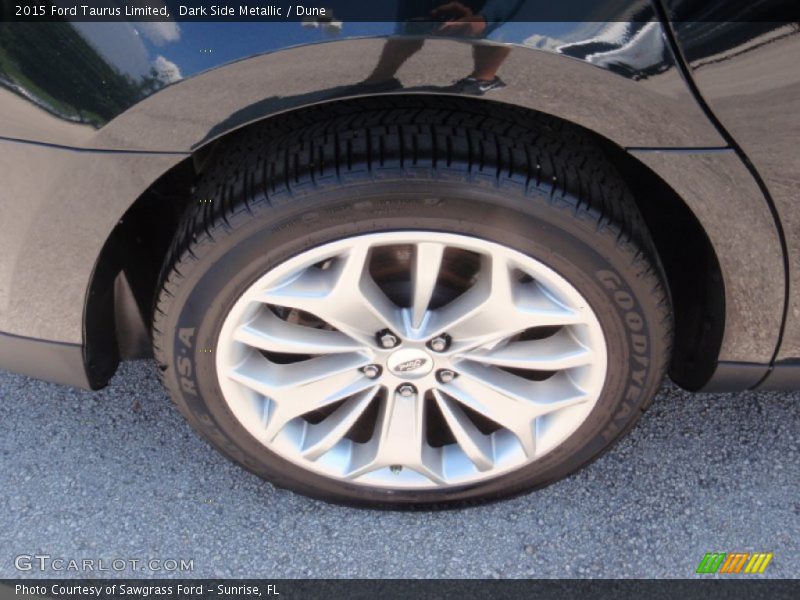 Dark Side Metallic / Dune 2015 Ford Taurus Limited