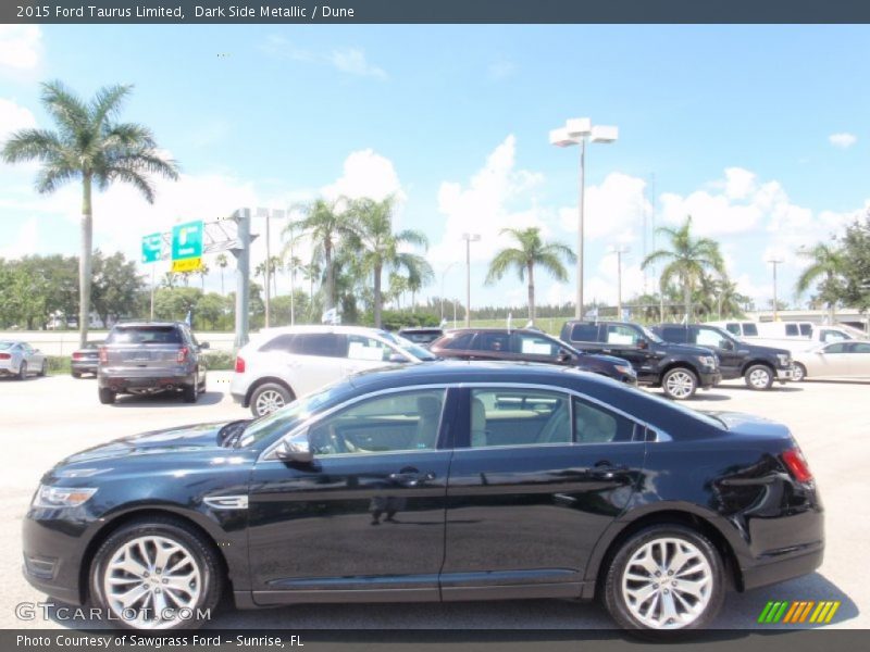 Dark Side Metallic / Dune 2015 Ford Taurus Limited
