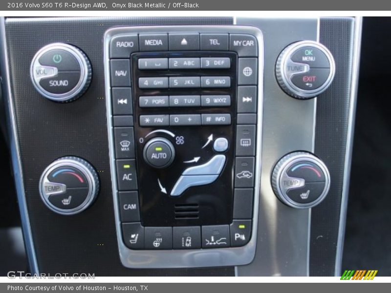 Controls of 2016 S60 T6 R-Design AWD
