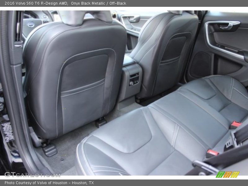 Rear Seat of 2016 S60 T6 R-Design AWD