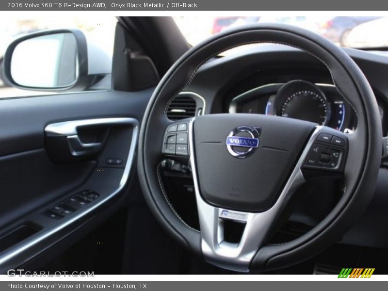  2016 S60 T6 R-Design AWD Steering Wheel
