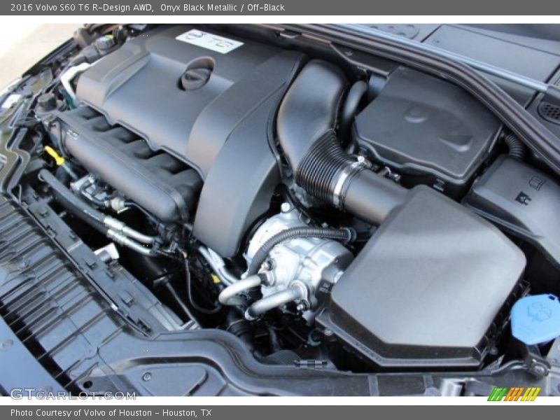  2016 S60 T6 R-Design AWD Engine - 3.0 Liter Turbocharged DOHC 24-Valve VVT Inline 6 Cylinder