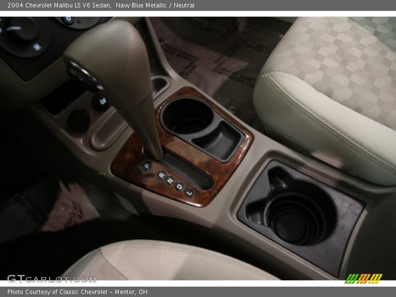 Navy Blue Metallic / Neutral 2004 Chevrolet Malibu LS V6 Sedan