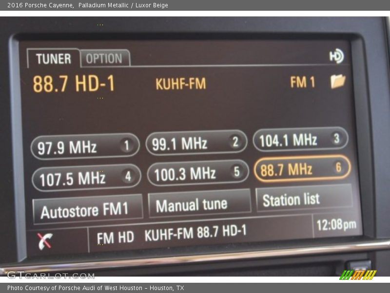 Audio System of 2016 Cayenne 