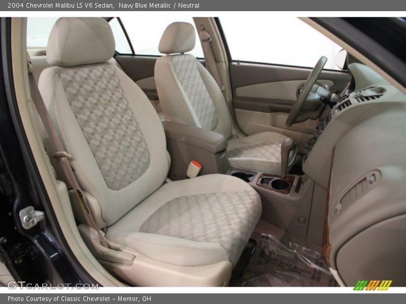 Navy Blue Metallic / Neutral 2004 Chevrolet Malibu LS V6 Sedan